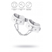 Белые узкие наручники-браслеты со скруглёнными углами - Pecado - купить с доставкой в Твери