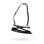 Черная кожаная портупея «Осанка» - Pecado - купить с доставкой в Твери