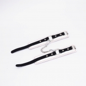 Бело-красные кожаные оковы - Crazy Handmade - купить с доставкой в Твери