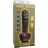 Черно-красная мини-машина на присоске Tendril Thruster - 21,6 см. - Doc Johnson - купить с доставкой в Твери