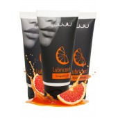 Набор из 3 съедобных лубрикантов JUJU со вкусом грейпфрута - JuJu - купить с доставкой в Твери