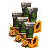 Набор из 5 съедобных лубрикантов JUJU со вкусом тропических фруктов - JuJu - купить с доставкой в Твери