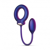 Фиолетовое эрекционное виброкольцо с анальным шариком Eclipse - ONE DC B.V. - в Твери купить с доставкой