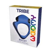 Синее эрекционное кольцо Wooomy Tribeс с вибрацией - Adrien Lastic - в Твери купить с доставкой