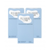 Набор из 3 упаковок ультратонких презервативов Pleasure Lab (по 12 шт.) - Pleasure Lab - купить с доставкой в Твери