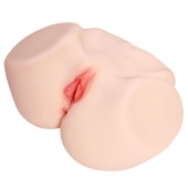 Мастурбатор-полуторс с двойным слоем материала и вибрацией Jenny Onahole Real Vagina - KOKOS - в Твери купить с доставкой