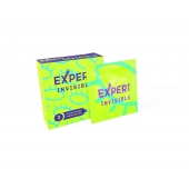 Ультратонкие презервативы Expert Invisible - 3 шт. - Expert - купить с доставкой в Твери