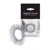 Круглое эрекционное кольцо с «ресничками» - Sextaz - в Твери купить с доставкой