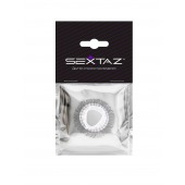Эластичное эрекционное кольцо с длинными черными «ресничками» - Sextaz - в Твери купить с доставкой