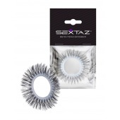 Круглое эрекционное кольцо с длинными «ресничками» - Sextaz - в Твери купить с доставкой