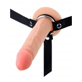 Мужской полый страпон на регулируемых ремнях - 18,5 см. - Sex Expert - купить с доставкой в Твери