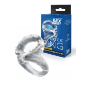 Прозрачное двойное эрекционное кольцо - Sex Expert - в Твери купить с доставкой
