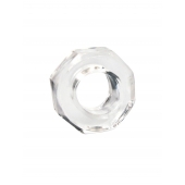 Прозрачное эрекционное кольцо в форме гайки - Sex Expert - в Твери купить с доставкой