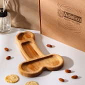 Деревянное блюдо для подачи в форме члена (25 х 16,5 х 1,7 см) - Сима-Ленд - купить с доставкой в Твери