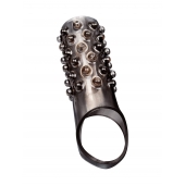 Дымчатая насадка на пенис с выпуклостями - 12 см. - Sex Expert - в Твери купить с доставкой