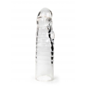 Прозрачная закрытая насадка на член - 15 см. - Sex Expert - в Твери купить с доставкой
