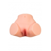 Телесный реалистичный мастурбатор-полуторс с 2 любовными входами - No Name - в Твери купить с доставкой