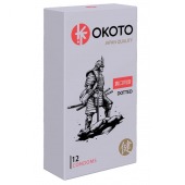 Точечные презервативы OKOTO Dotted - 12 шт. - Sitabella - купить с доставкой в Твери