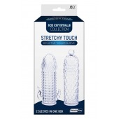 Набор из 2 прозрачных насадок на член Seductive Tickler Sleeves Set - NMC - в Твери купить с доставкой