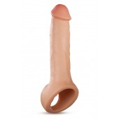 Телесная насадка-удлинитель Thrive 8.75 Inch Realistic Penis Extender Sleeve - 22,2 см. - Blush Novelties - в Твери купить с доставкой
