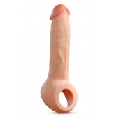 Телесная насадка-удлинитель Thrive 8.75 Inch Realistic Penis Extender Sleeve - 22,2 см. - Blush Novelties - в Твери купить с доставкой