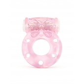 Розовое эрекционное виброкольцо с бабочкой - 1137 - в Твери купить с доставкой