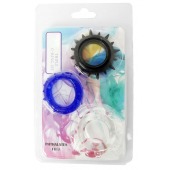 Набор из 3 эрекционных колец разного цвета и рельефа - Boys of Toys - в Твери купить с доставкой