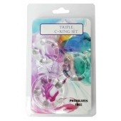 Набор из 3 эрекционных прозрачных колец - Boys of Toys - в Твери купить с доставкой