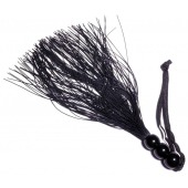 Черная силиконовая плетка - 25,4 см. - Boys of Toys - купить с доставкой в Твери