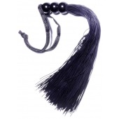 Черная силиконовая плетка - 25,4 см. - Boys of Toys - купить с доставкой в Твери