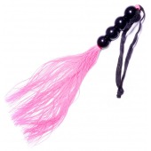 Розовая силиконовая плеть - 35,5 см. - Boys of Toys - купить с доставкой в Твери