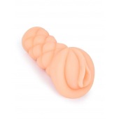 Телесный мастурбатор-вагина с вибропулей и эрекционными кольцами в комплекте - Sexy Girl - в Твери купить с доставкой