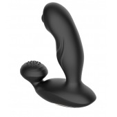 Черный вибромассажер простаты с вращающимся шариком - Secwell - в Твери купить с доставкой