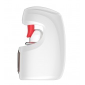 Белый мастурбатор с язычком и возвратно-поступательными движениями - Secwell - в Твери купить с доставкой