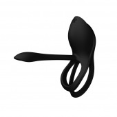 Черное эрекционное виброкольцо Bayek с пультом ДУ - Zalo - в Твери купить с доставкой