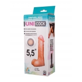 Фаллическая насадка Харнесс UNICOCK 5,5  - 17 см. - LOVETOY (А-Полимер) - купить с доставкой в Твери
