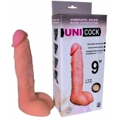 Фаллическая насадка Харнесс UNICOCK 9  - 24 см. - LOVETOY (А-Полимер) - купить с доставкой в Твери