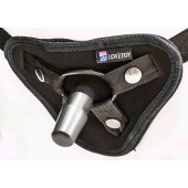 Страпон с 2 насадками и вибрацией UniStrap - 20 и 18 см. - LOVETOY (А-Полимер) - купить с доставкой в Твери