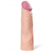 Реалистичная насадка с ярко выраженной головкой - 16,5 см. - A-toys - в Твери купить с доставкой