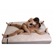 Бондаж для фиксации на кровати Frisky Bedroom Restraint Kit - XR Brands - купить с доставкой в Твери