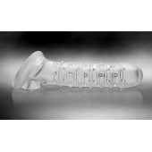 Утолщающая ребристая насадка на пенис - Доминирующее кольцо - в Твери купить с доставкой