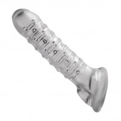 Утолщающая ребристая насадка на пенис - Доминирующее кольцо - в Твери купить с доставкой