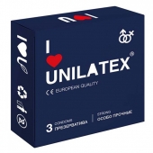 Ультрапрочные презервативы Unilatex Extra Strong - 3 шт. - Unilatex - купить с доставкой в Твери