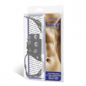 Утяжка на пенис и мошонку Cock Ring With 1.5  Ball Stretcher And Optional Weight Ring - BlueLine - купить с доставкой в Твери