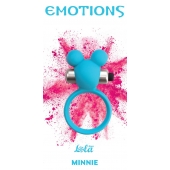 Голубое эрекционное виброколечко Emotions Minnie Breeze - Lola Games - в Твери купить с доставкой