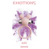 Розовое эрекционное виброколечко Emotions Minnie Light pink - Lola Games - в Твери купить с доставкой