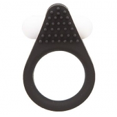 Чёрное эрекционное кольцо LIT-UP SILICONE STIMU RING 1 BLACK - Dream Toys - в Твери купить с доставкой