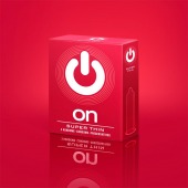 Супертонкие презервативы ON) Super Thin - 3 шт. - ON) - купить с доставкой в Твери