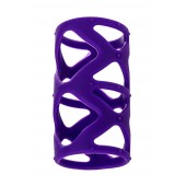 Фиолетовая насадка-сетка на пенис - 7,5 см. - A-toys - в Твери купить с доставкой