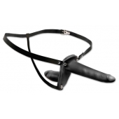 Женский страпон с вагинальной пробкой Double Penetrix Strap-on - 15 см. - Pipedream - купить с доставкой в Твери